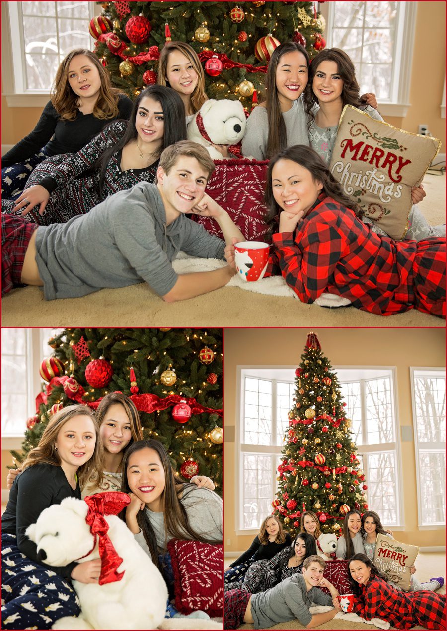 senior pictures holiday theme